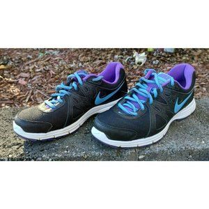 Nike Revolution 2 554902-023 Black Purple Running Sneakers Women's Shoe Size 7